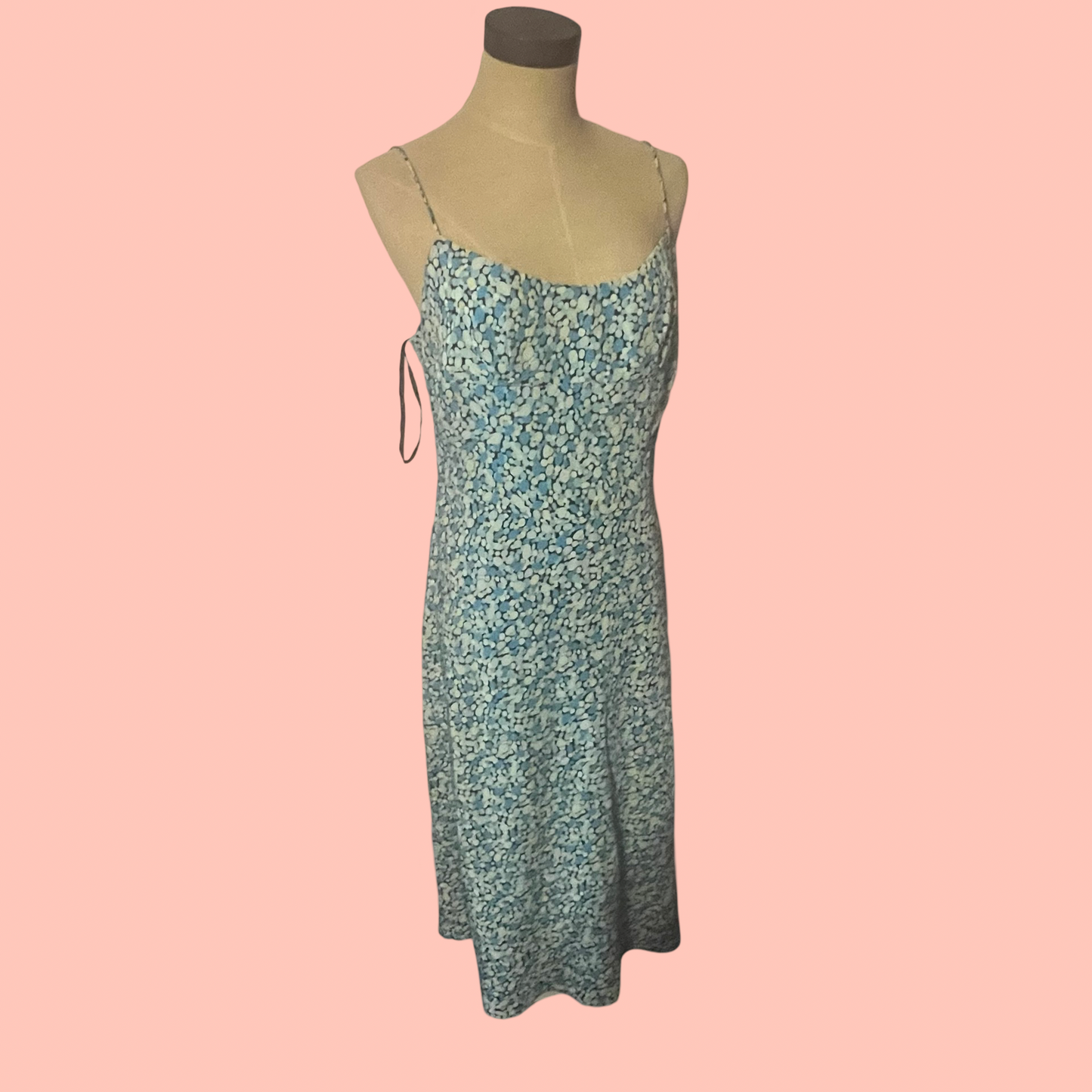 Express early 2000s girly blue dress size 7/8