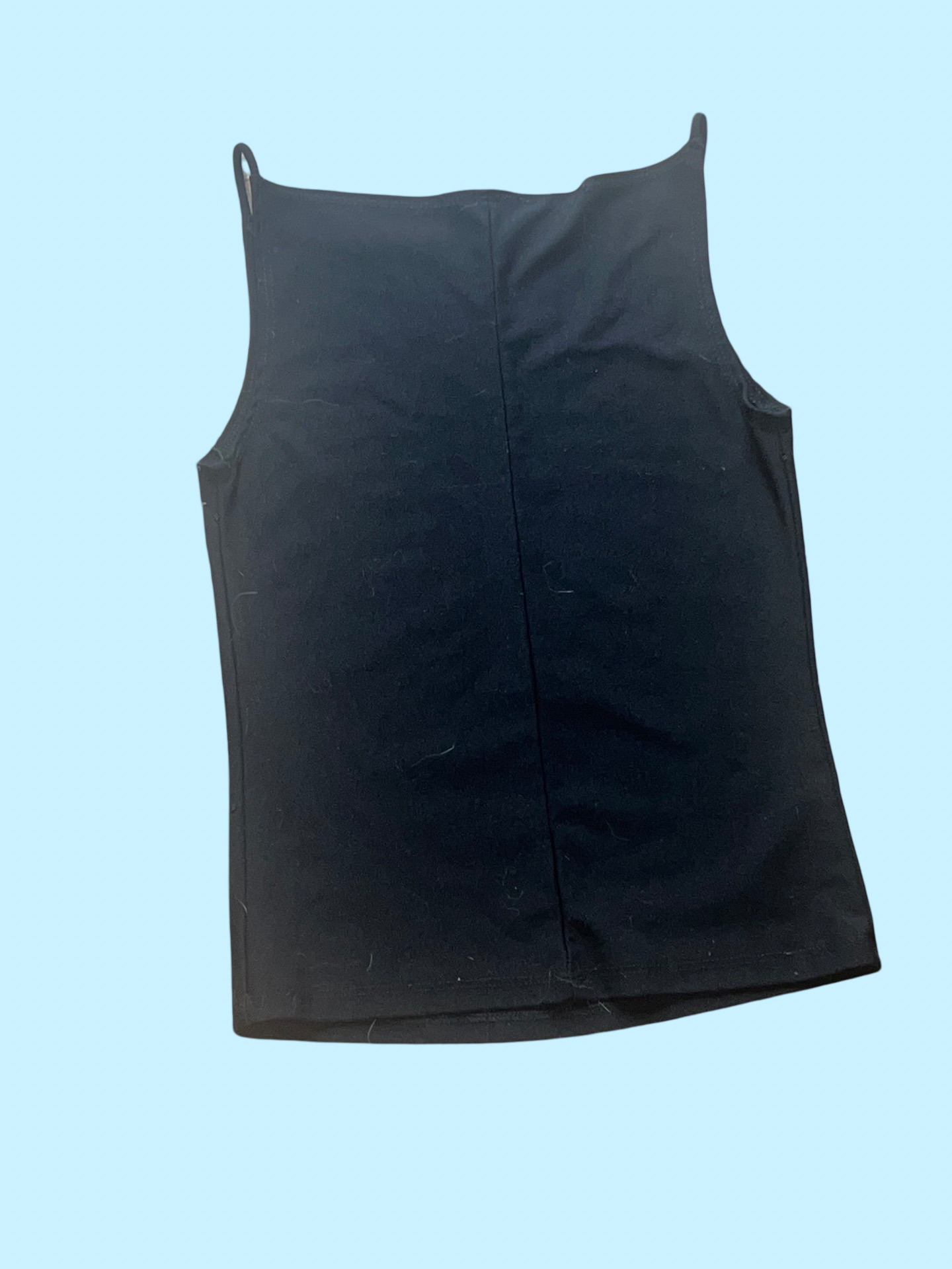 Vintage 90s style beaded black halter top