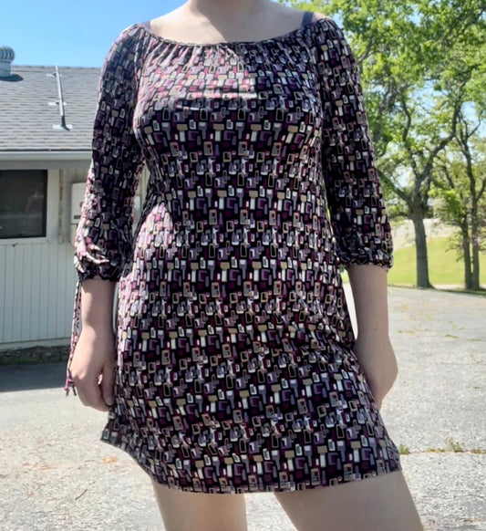 Blue heaven vintage early 2000s purple mini dress size large