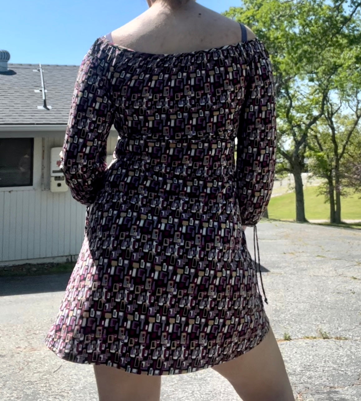Blue heaven vintage early 2000s purple mini dress size large