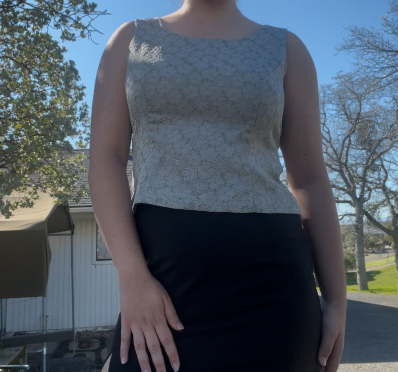 T & Company Lace Top Size 8