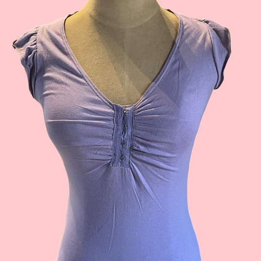 Charlotte Russe deadstock y2k purple top size large