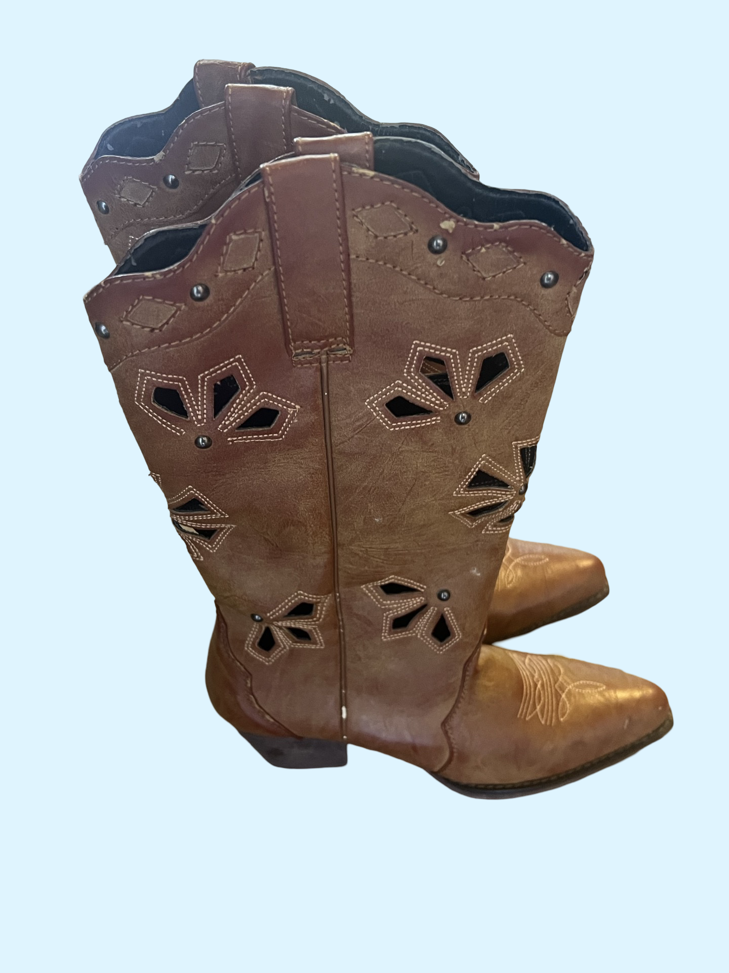 Dingo flower western Coachella cowgirl boots size 6