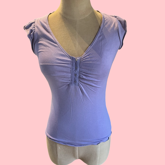Charlotte Russe deadstock y2k purple top size large