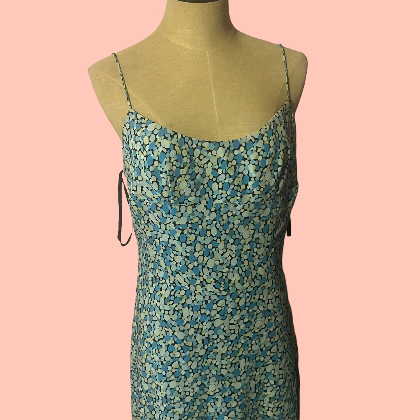 Express early 2000s girly blue dress size 7/8