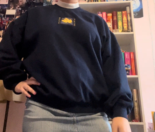 Vintage endless designs leave fall cozy sweater