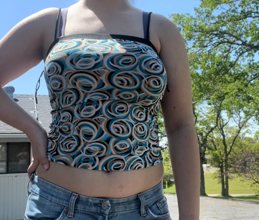 PS y2k early 2000s fairycore summer boho tank top size large