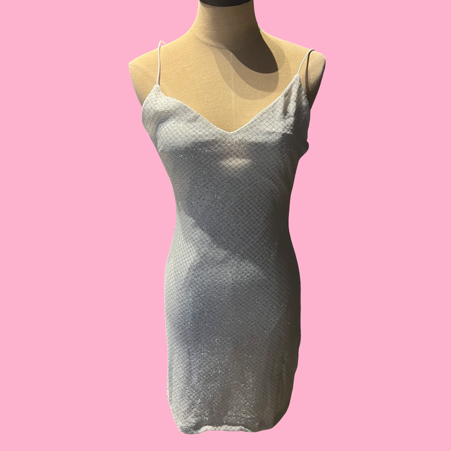 B darlin vintage early 2000s y2k sparkly party mini dress size 9/10