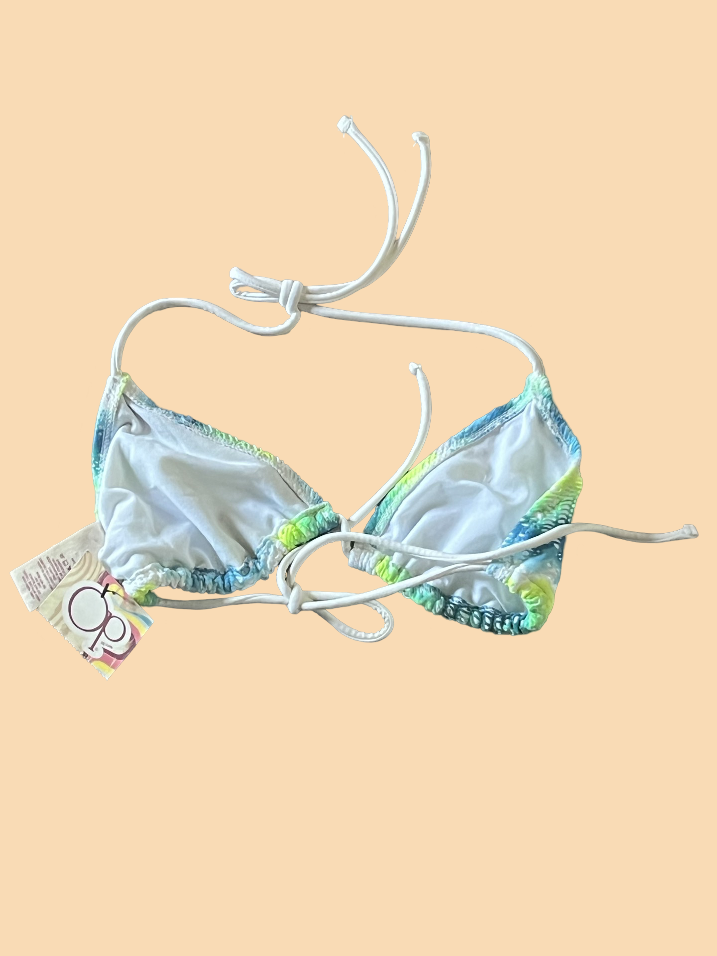 NWT OP y2k early 2000s bikini top size juniors medium