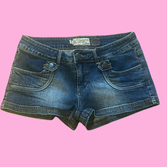 American rag vintage early 2000s y2k jean mini shorts size 7