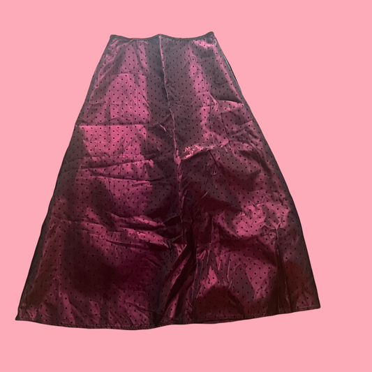 My Michelle goth vampire red maxi skirt size 10