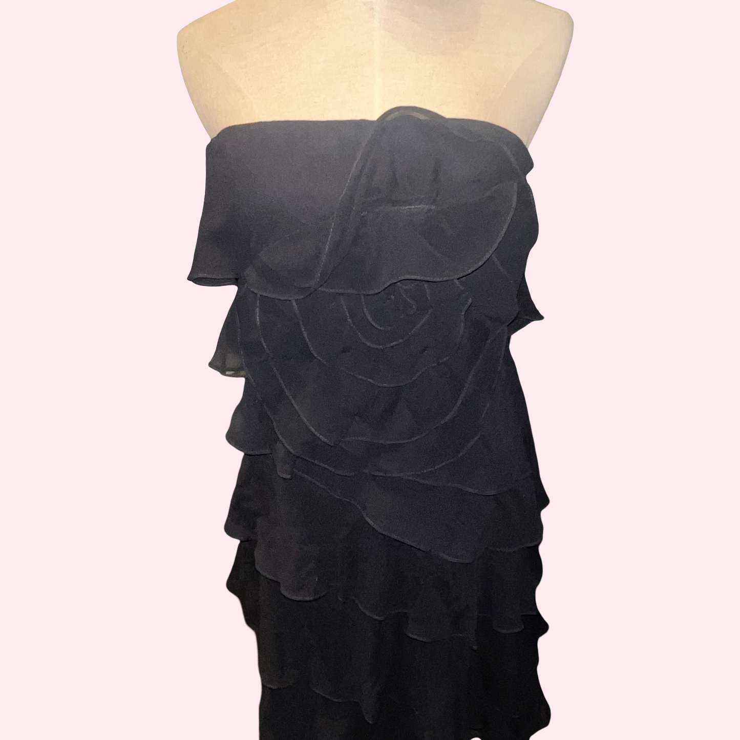 Express early 2000s y2k black dress size 6