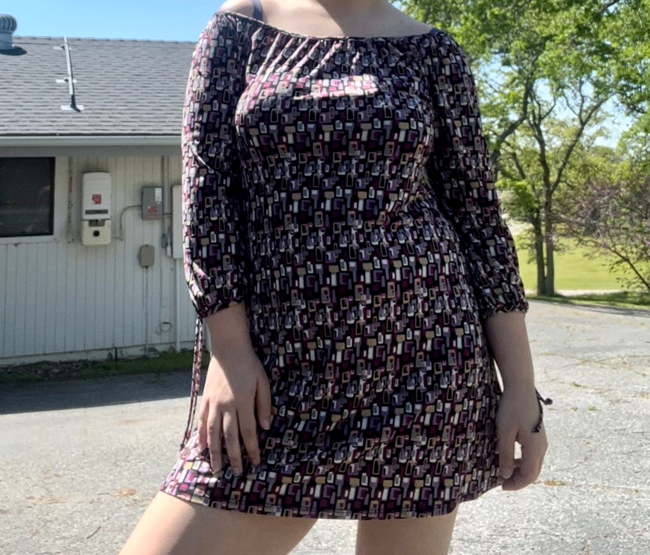 Blue heaven vintage early 2000s purple mini dress size large