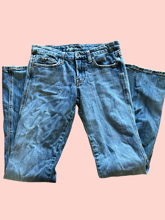 Anoname early 2000s low rise flare jeans size 28”