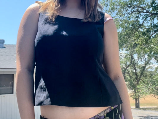 Kasper 90s style black top size 10