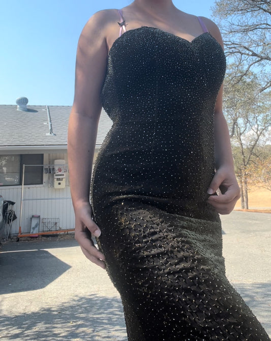 Cassandra stone vintage early 2000s prom formal gown size 10