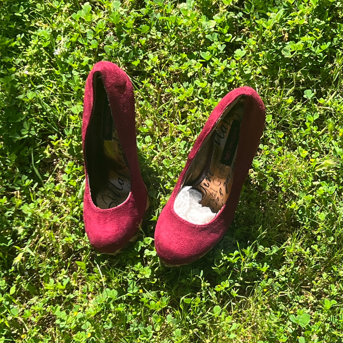 Material girl vintage y2k heels size 7