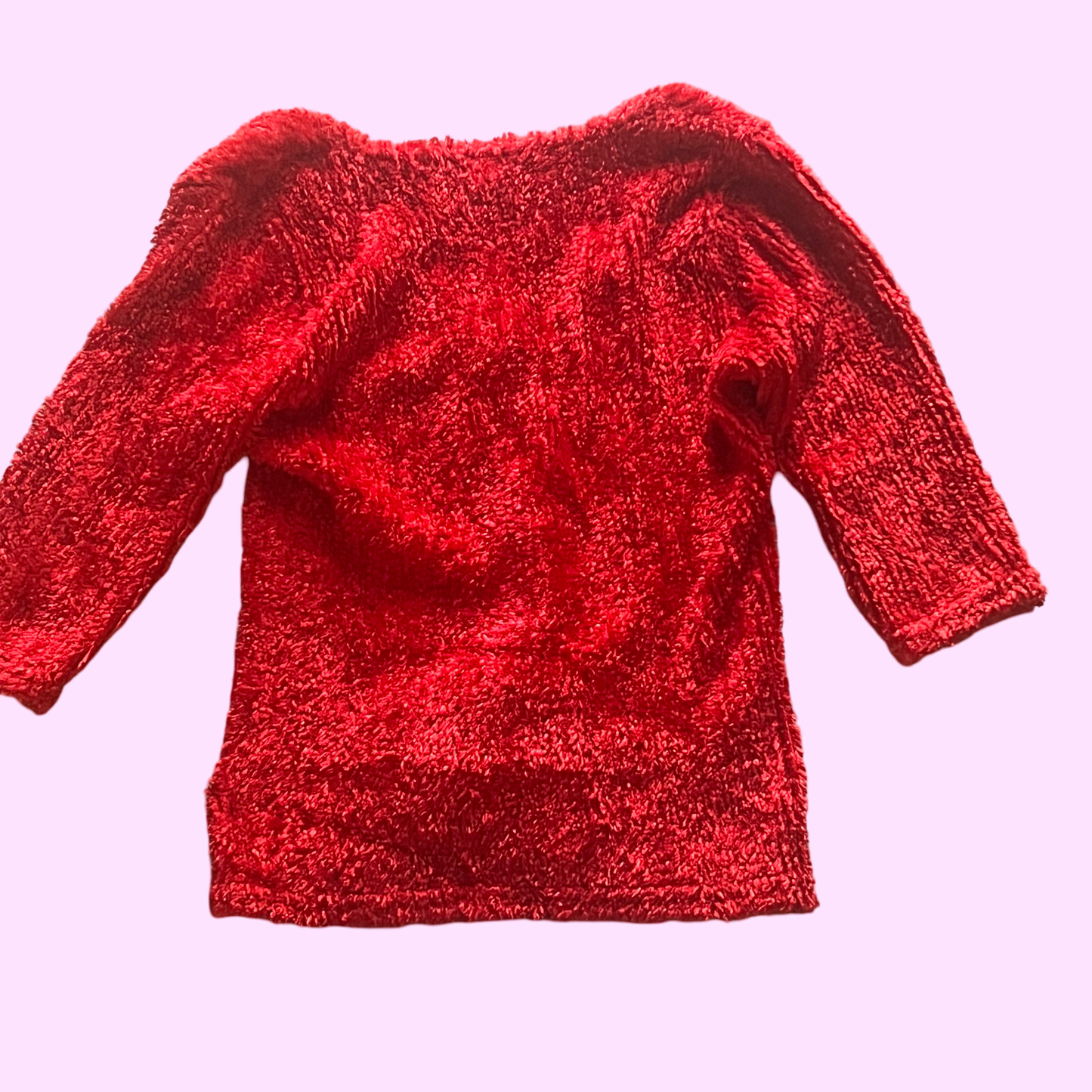 Rave city fuzzy 90s top size medium