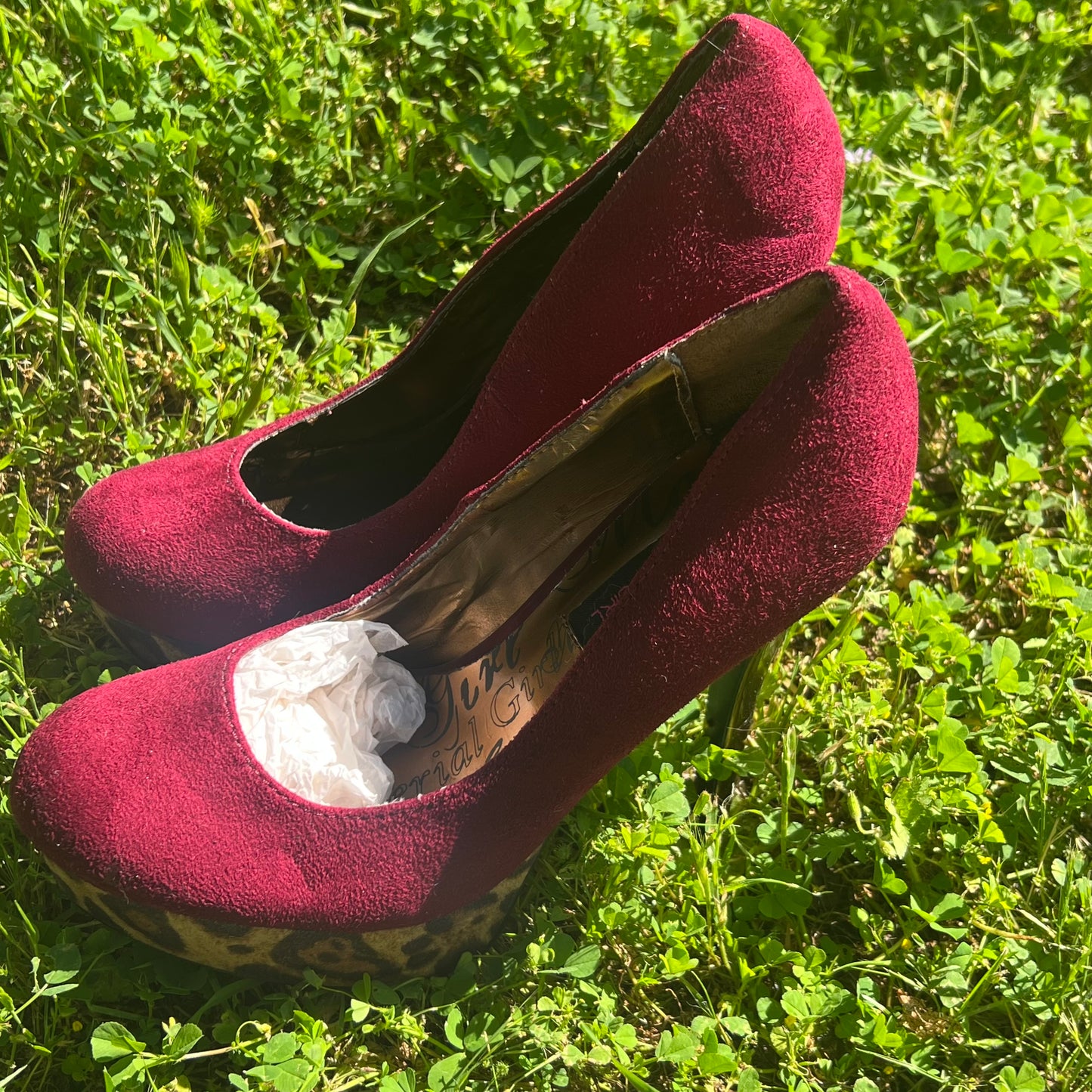 Material girl vintage y2k heels size 7