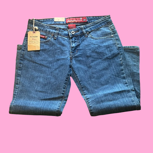 NWT Richcow vintage early 2000s low waisted Capri jeans size 5