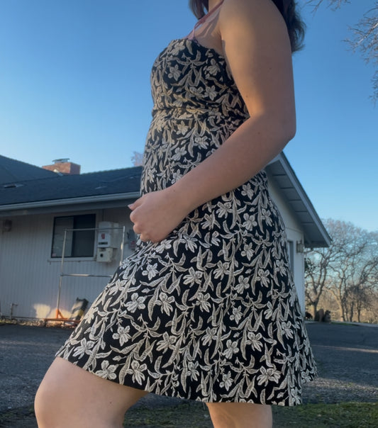 Gap floral mini dress size 8