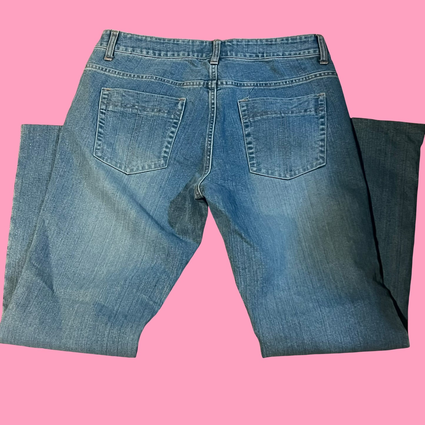 Thalia soda low rise flare jeans