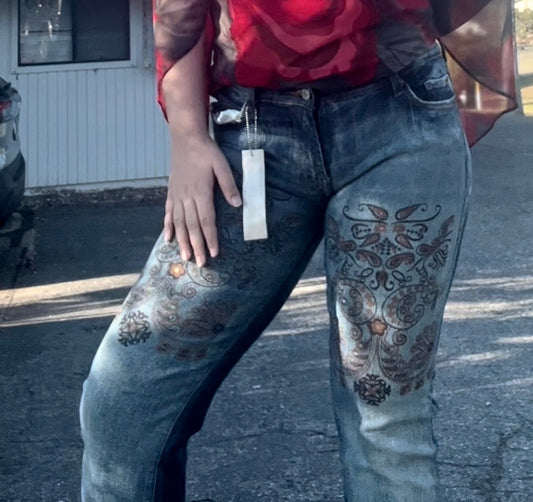 NWT joy jeans y2k early 2000s fairycore low waisted flare jeans size large