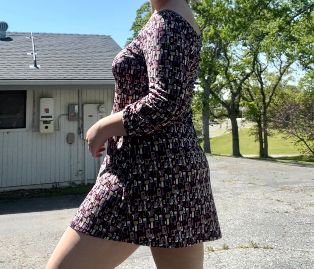 Blue heaven vintage early 2000s purple mini dress size large
