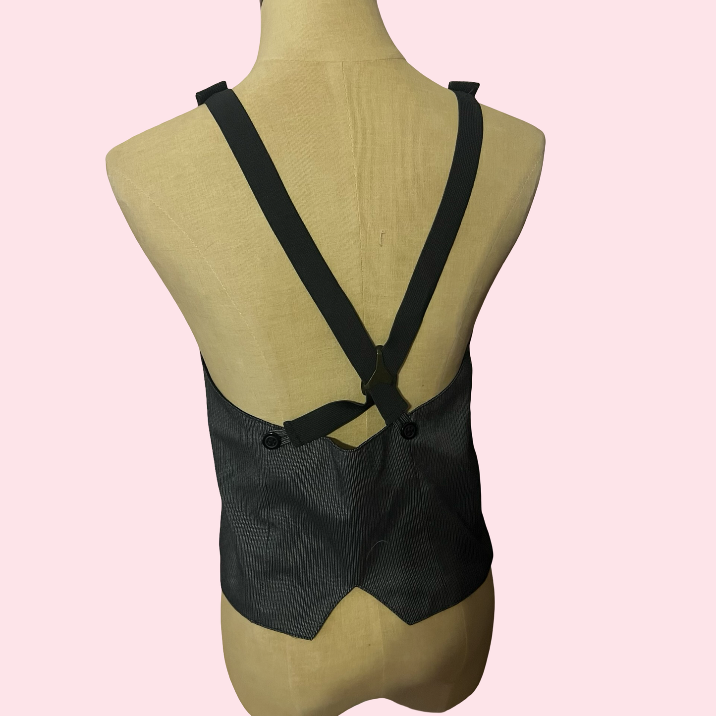 Women’s early 2000s twenty one pinstripe vest size small