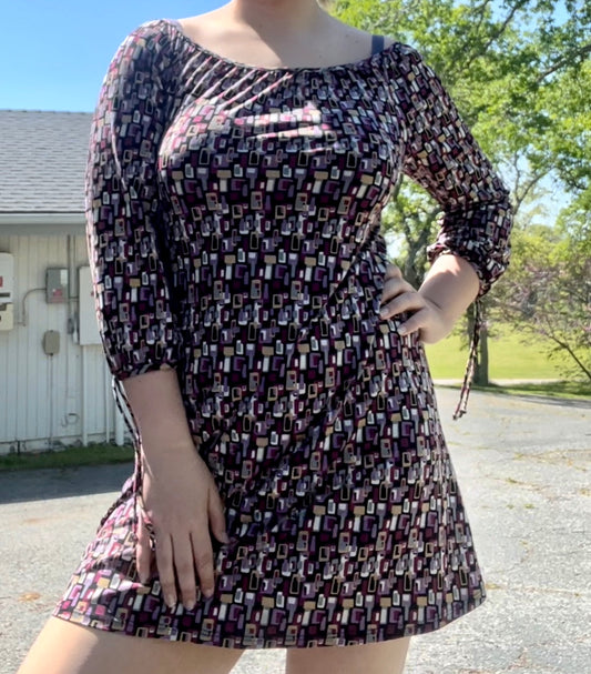 Blue heaven vintage early 2000s purple mini dress size large