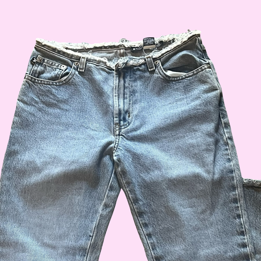 Express y2k early 2000s y2k low rise flare jeans size 1/2