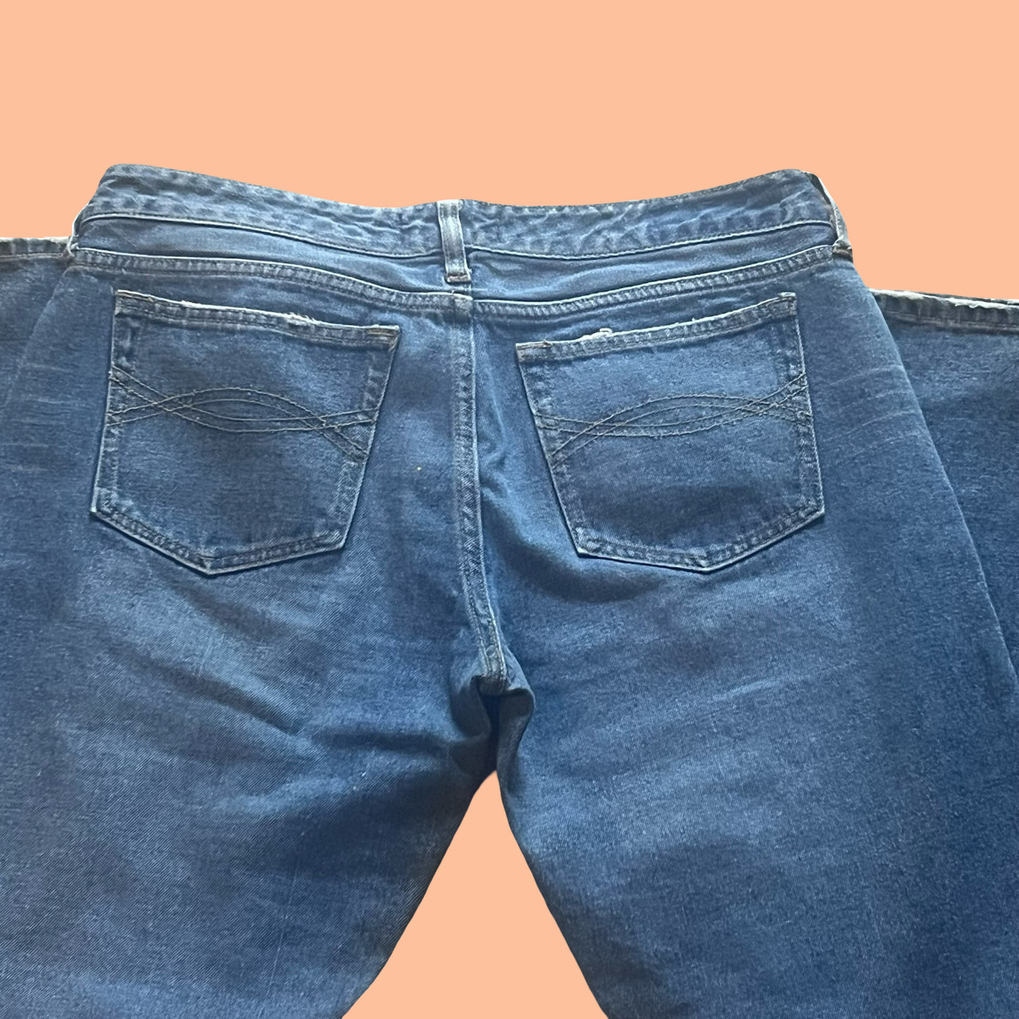 Abercrombie and fitch early 2000s y2k low rise flare jeans size 6