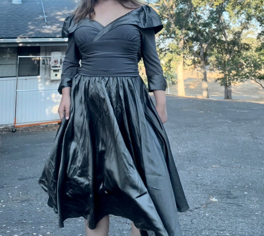 NWT Jessica H gray gothic glam early 2000s dress size 8