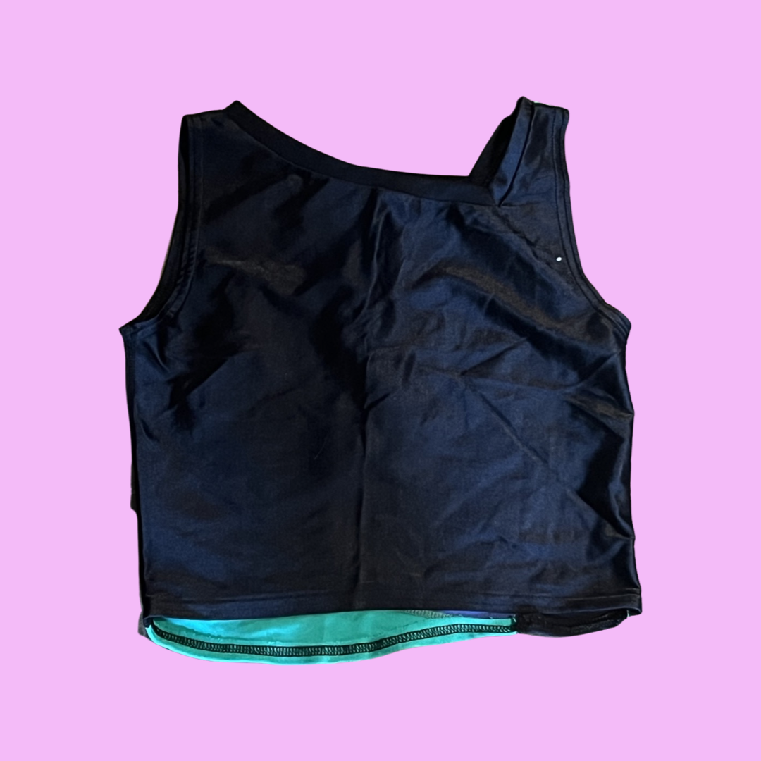 Vintage 80s swimsuit top size large