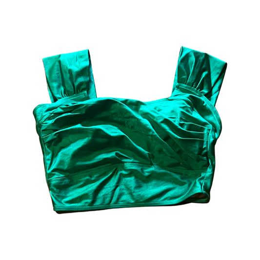Green bikini top size XS