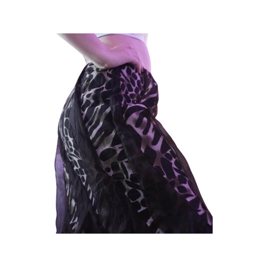 Midnight velvet maxi skirt size medium