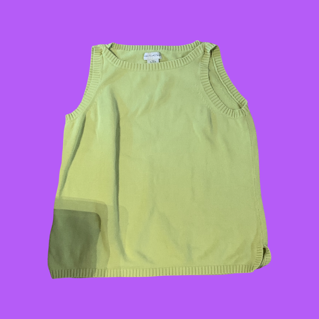 Green sweater vest size XL