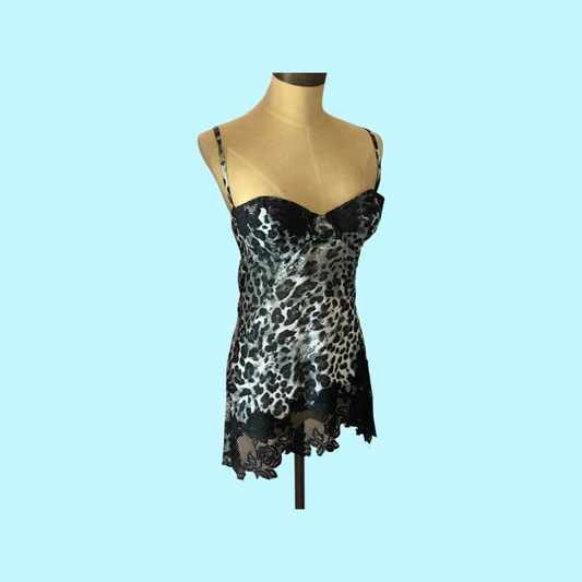 Fredricks of Hollywood cheetah print lingerie size medium