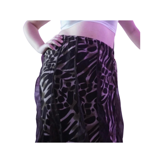 Midnight velvet maxi skirt size medium