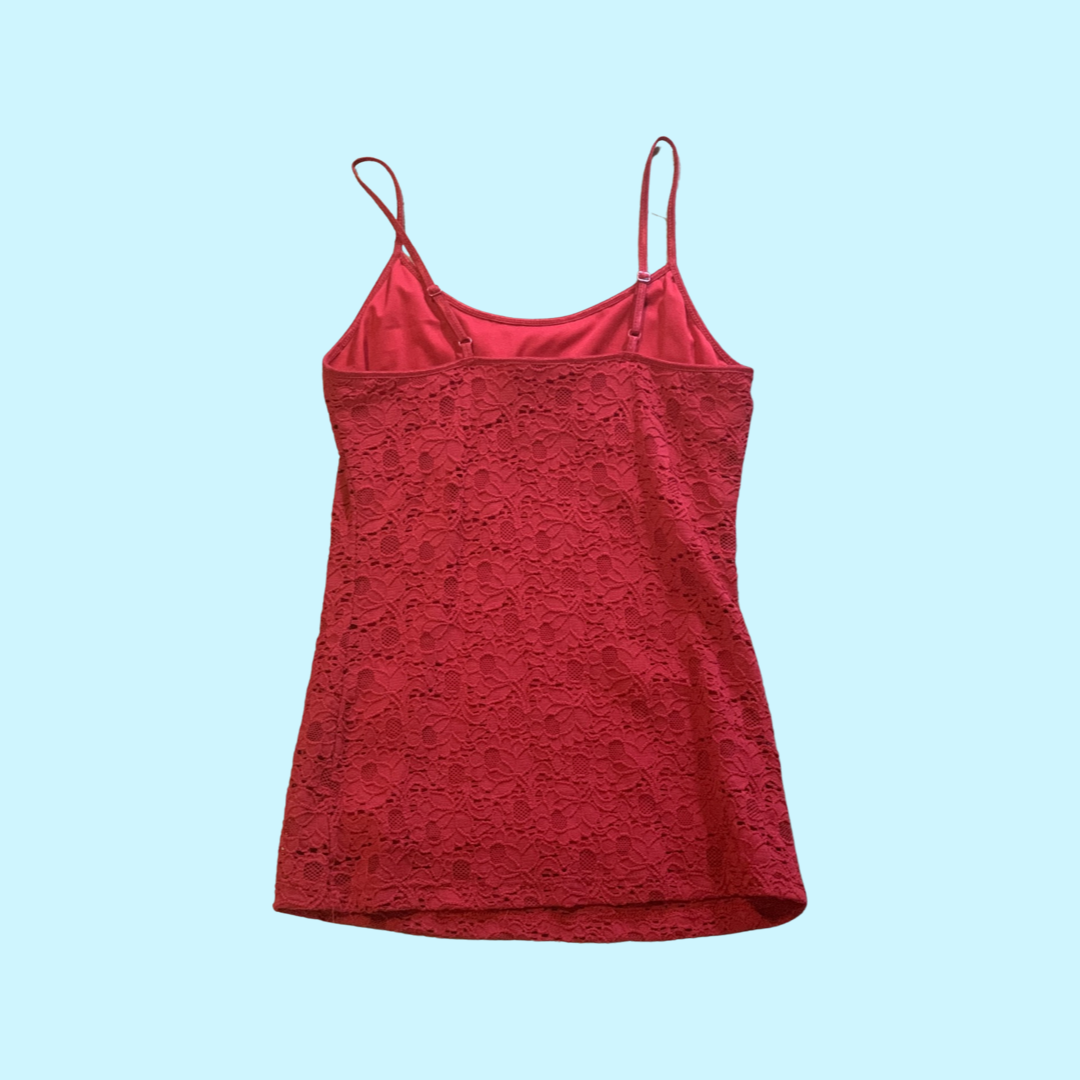 Red tank top size small
