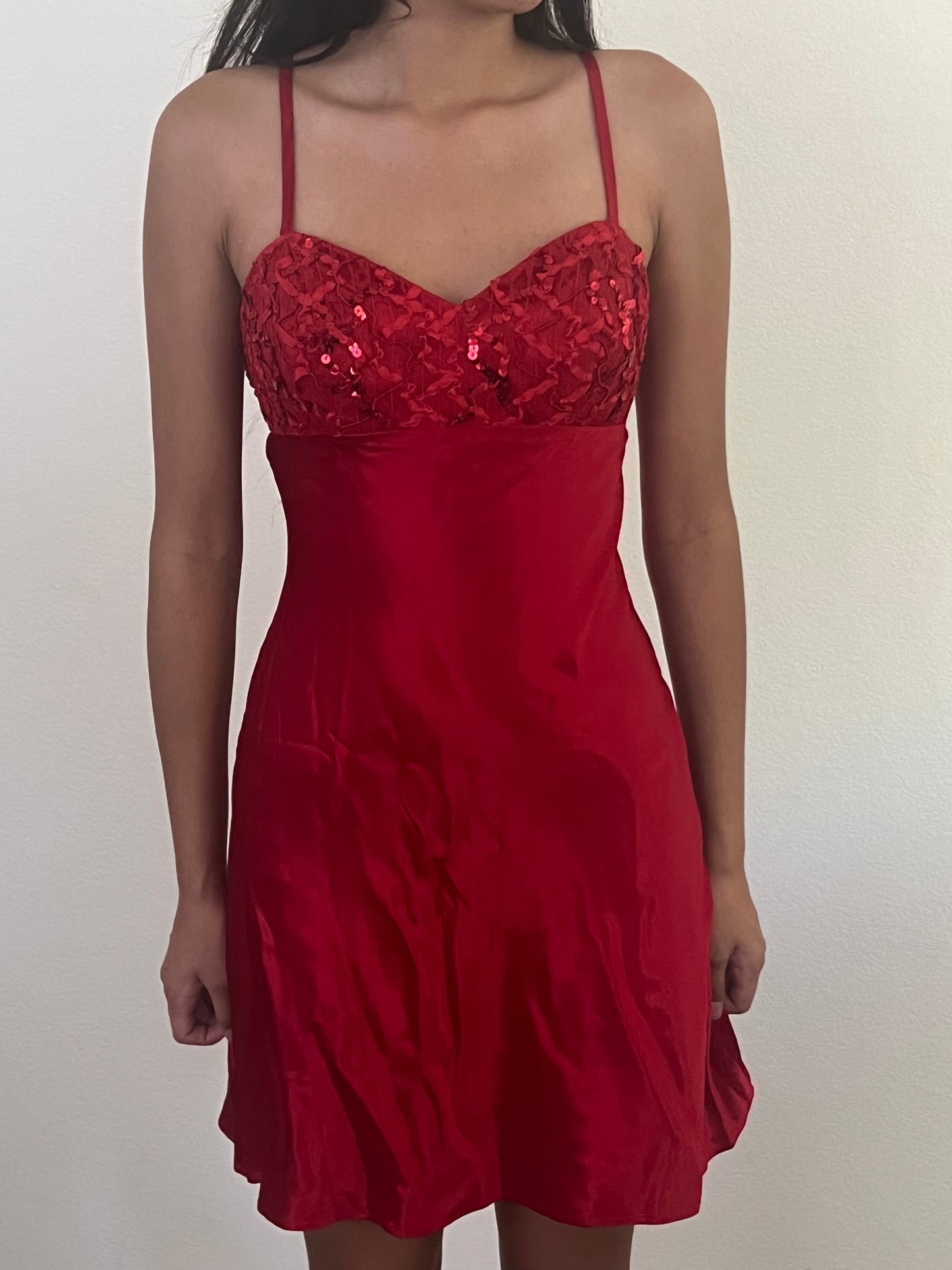 De laru linda bernell vintage red dress size 5/6