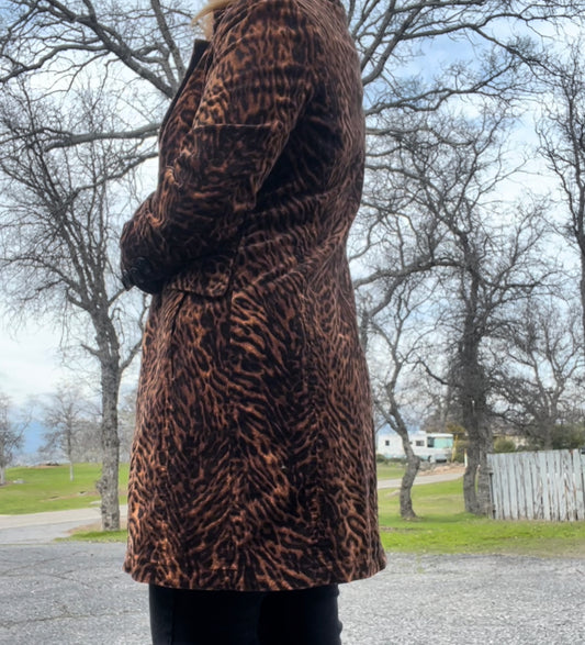 Gallery cheetah print jacket size medium