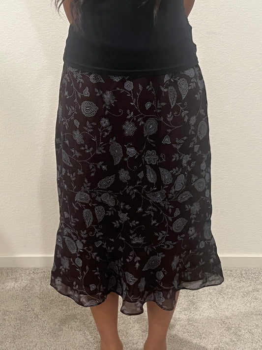 Vintage early 2000s fairy core midi skirt