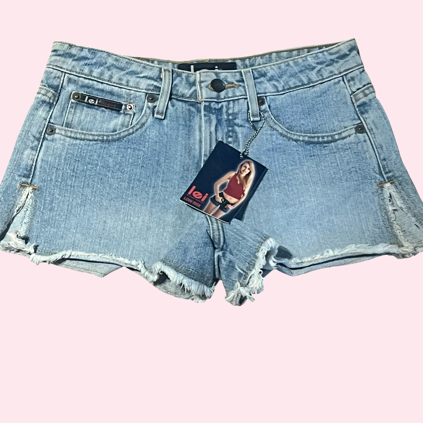 NWT deadstock Lei early 2000s y2k cutoff Jean summer shorts size 1