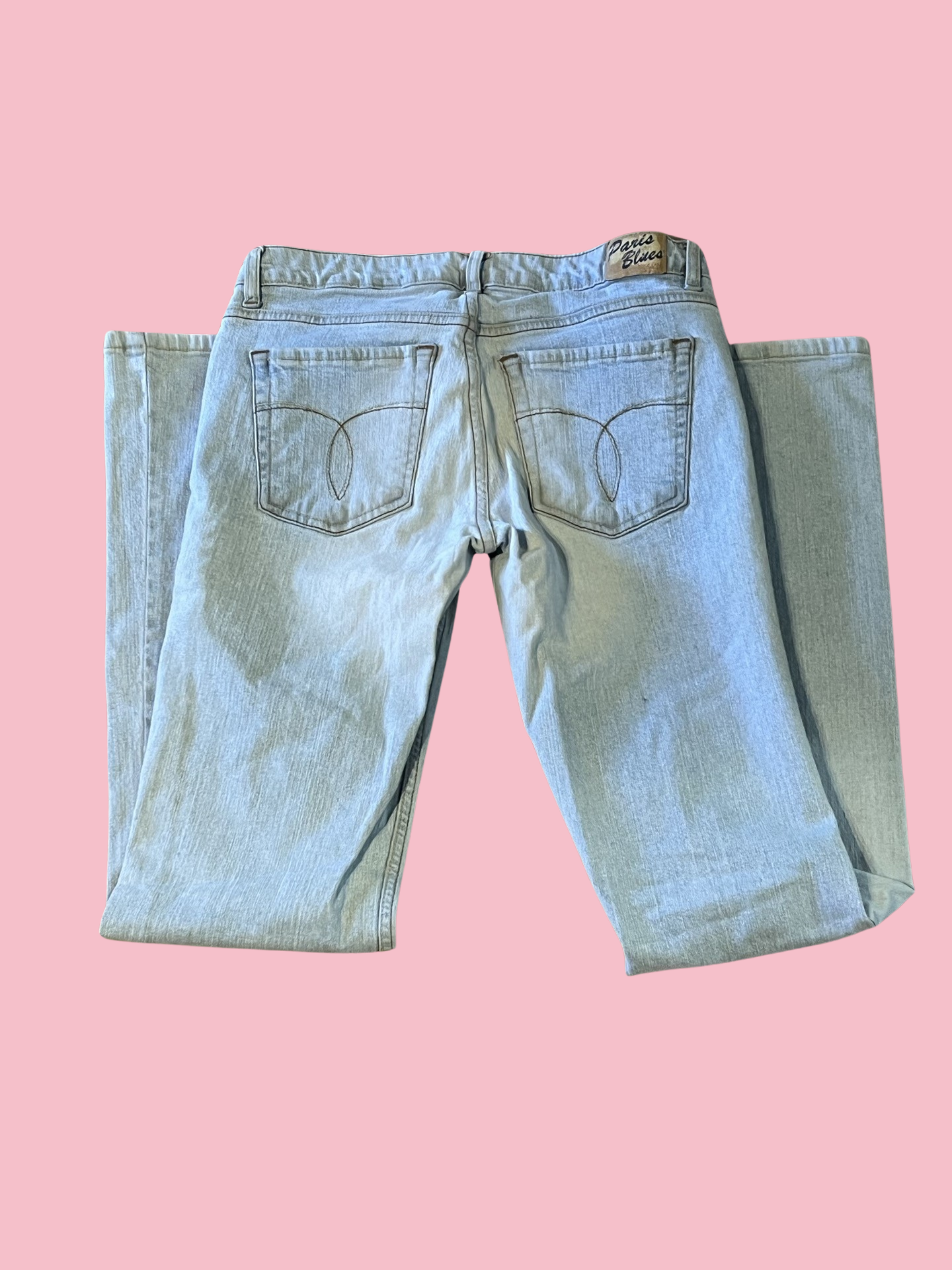 Paris blue y2k low waisted flare jeans size 5