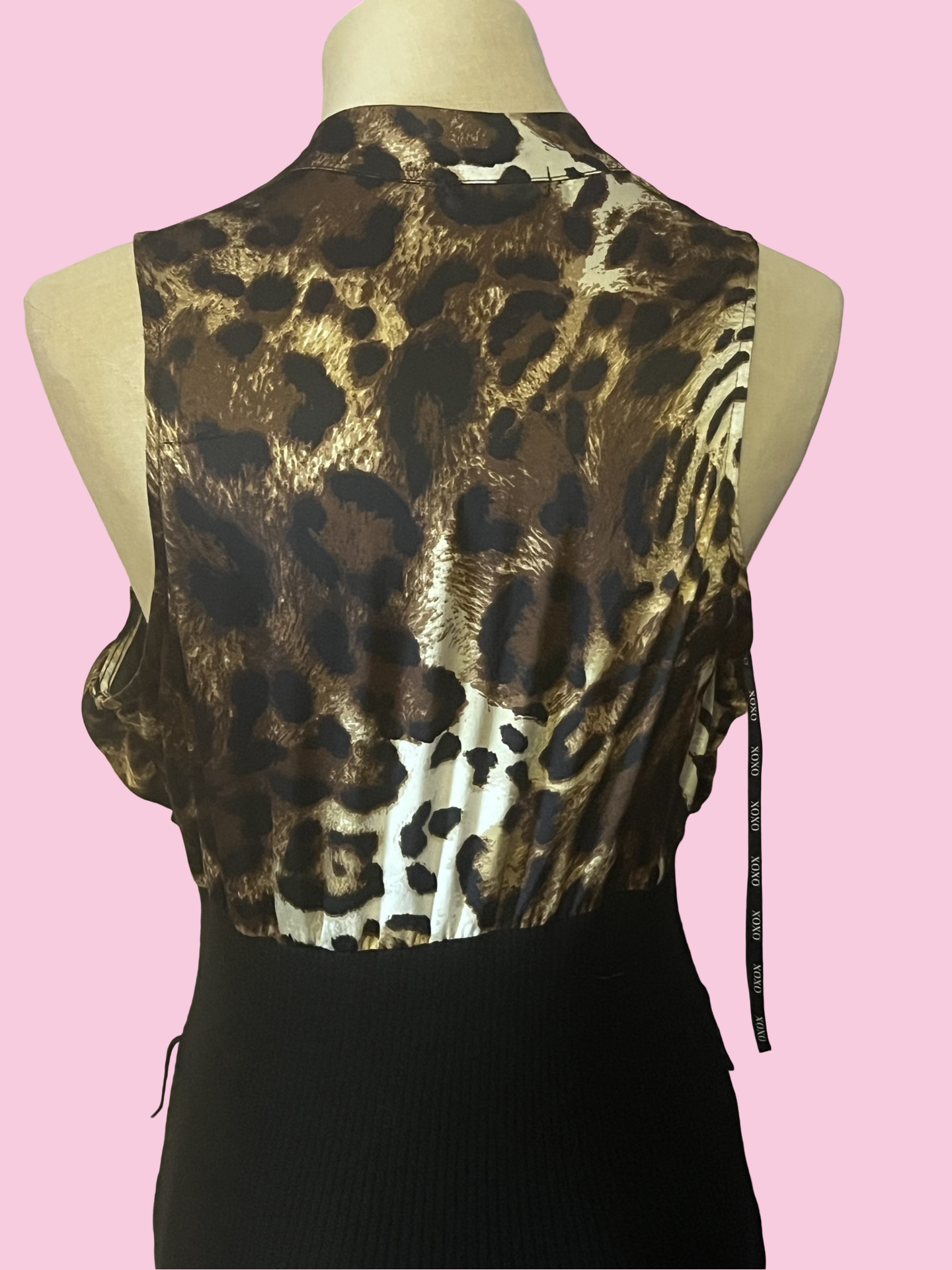 XOXO cheetah print y2k early 2000s top size medium