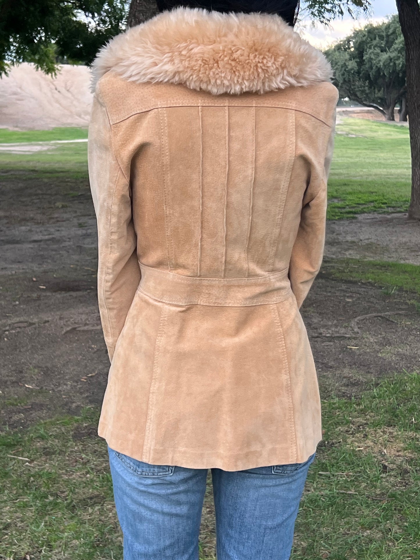 Avanti vintage 1960s suede penny lane jacket size 8