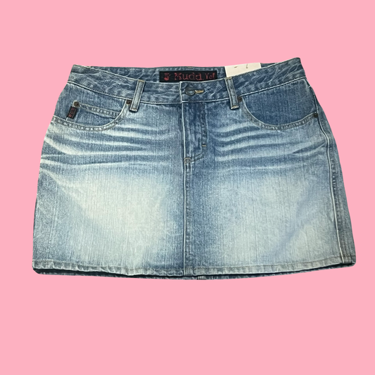 NWT Mudd vintage early 2000s y2k jean mini skirt size 9