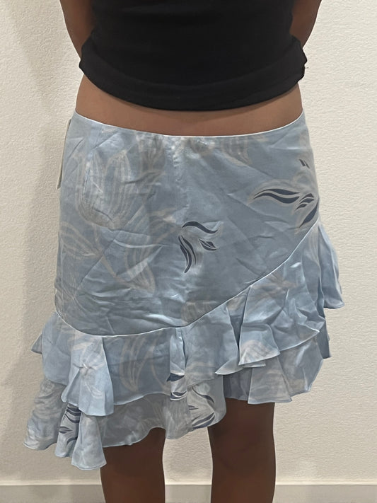 NWT Armani exchange fairy core girly blue skirt size 4