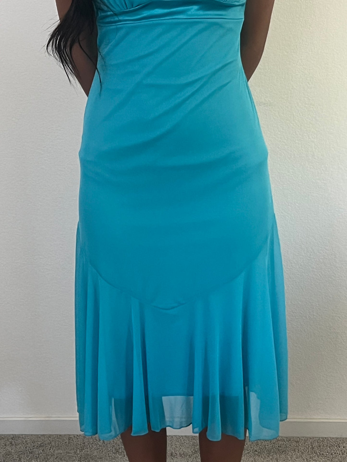 Early 2000s blue y2k h20 dress size small